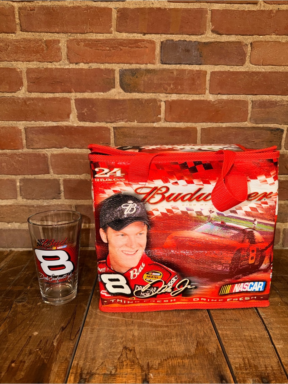 Budweiser Red Racing Tote with Dale Jr. Graphics